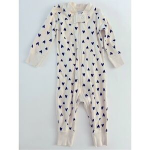 Hanna Andersson Cream and Black One Pieces